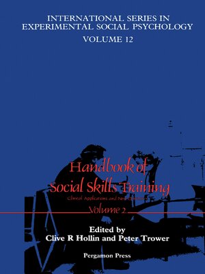 cover image of Handbook of Social Skills Training